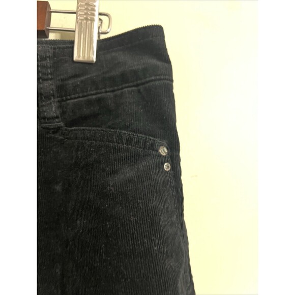 White House Black Market Black Slim Leg Pants Women's Size 2R 99%cotton - Picture 4 of 11